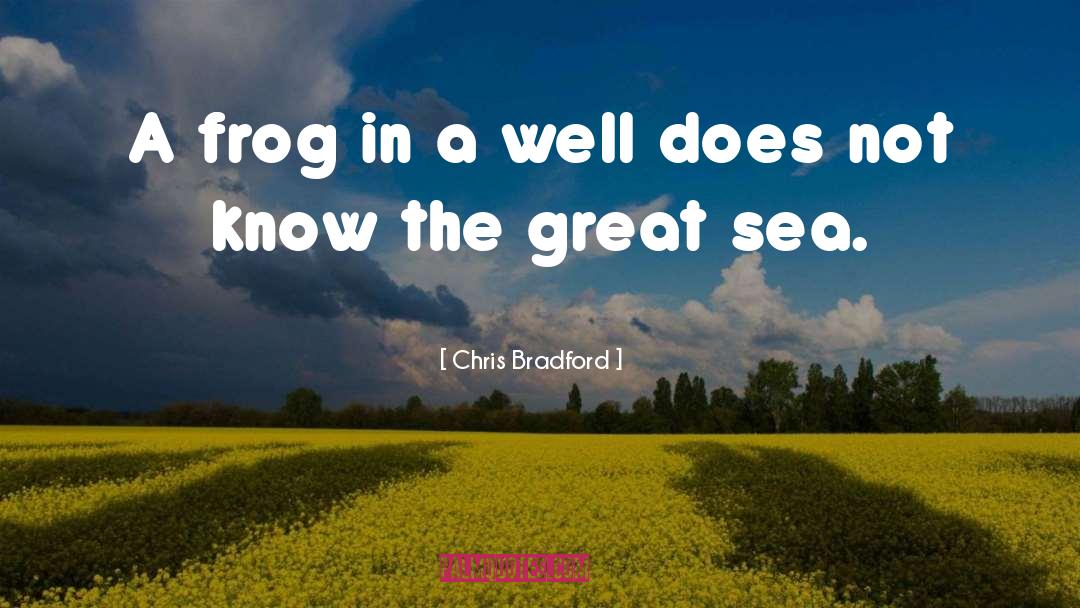 Frog quotes by Chris Bradford