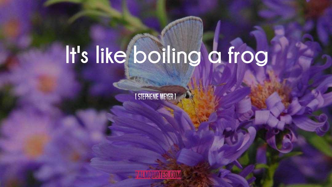 Frog quotes by Stephenie Meyer
