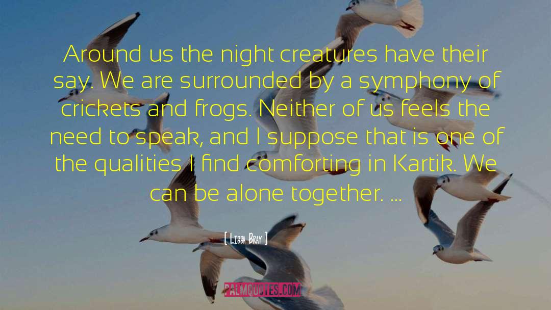 Frogs quotes by Libba Bray