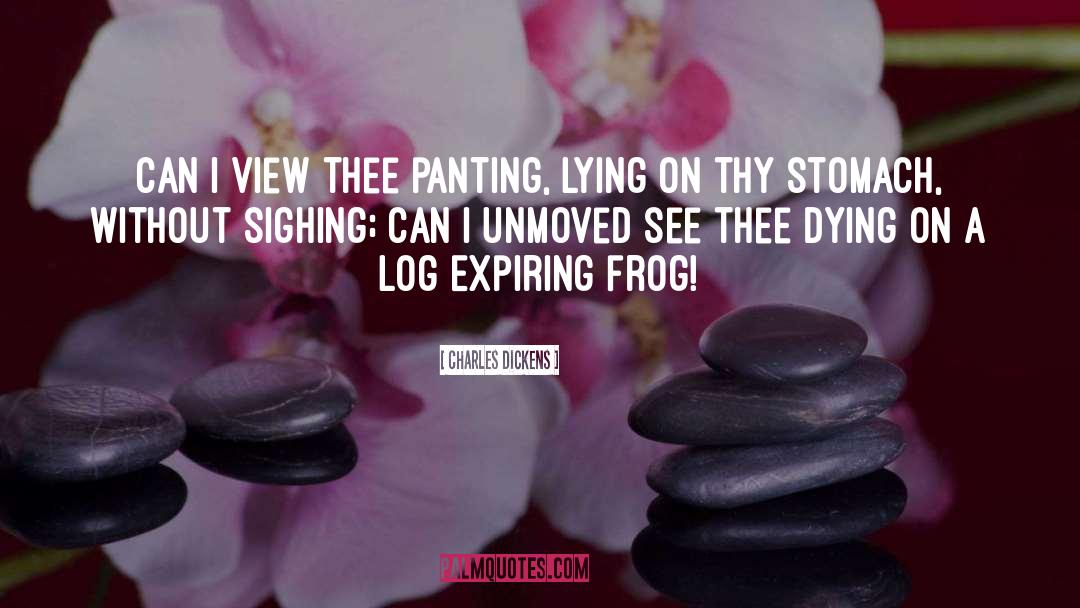 Frogs quotes by Charles Dickens