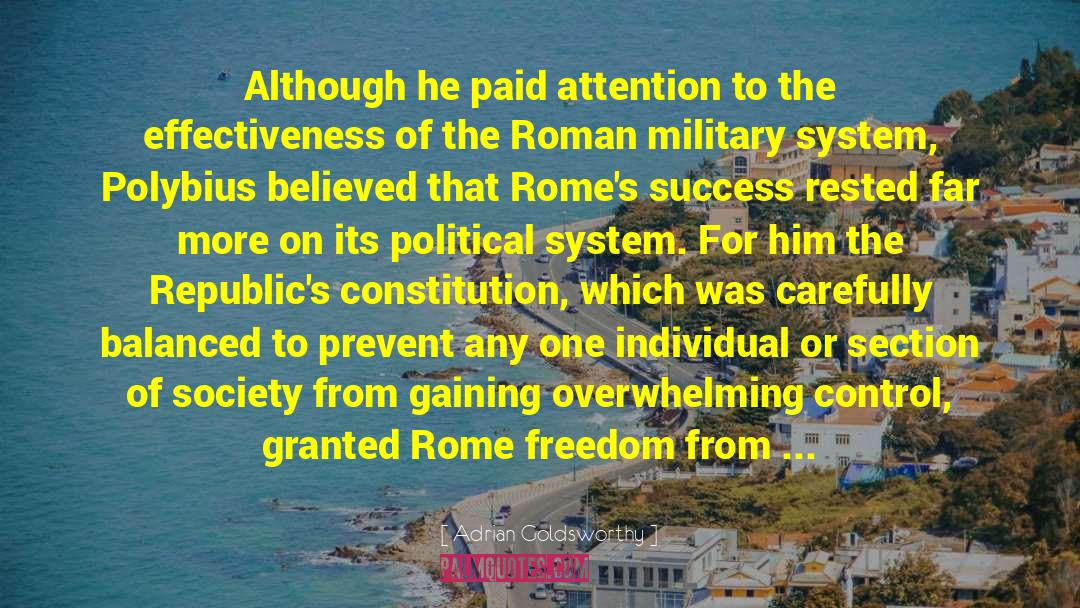 From Rome With Love quotes by Adrian Goldsworthy