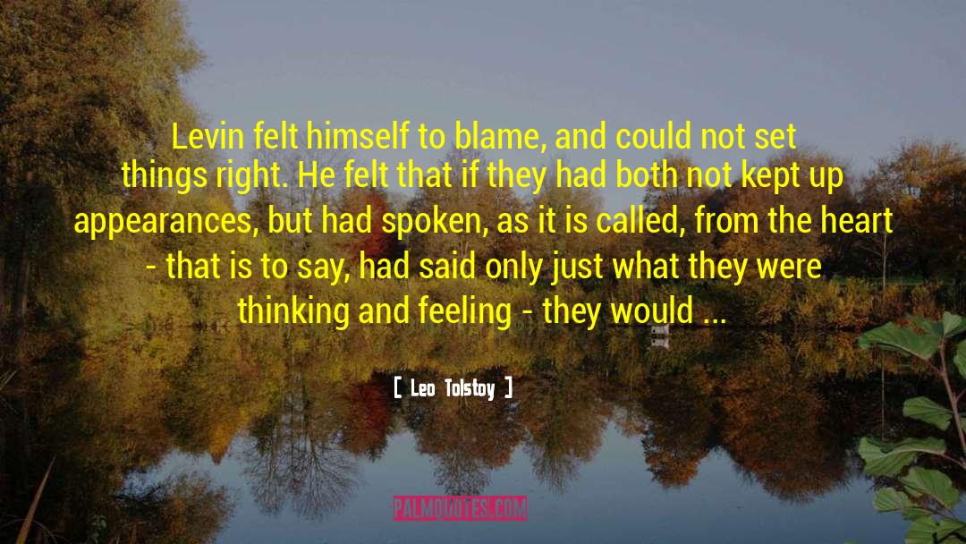 From The Heart quotes by Leo Tolstoy
