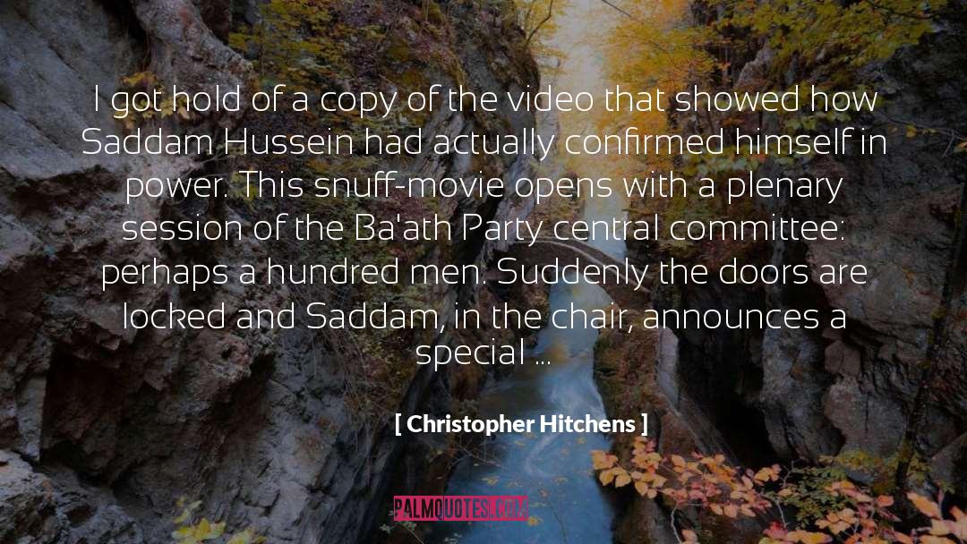 From The Movie Cowboys quotes by Christopher Hitchens