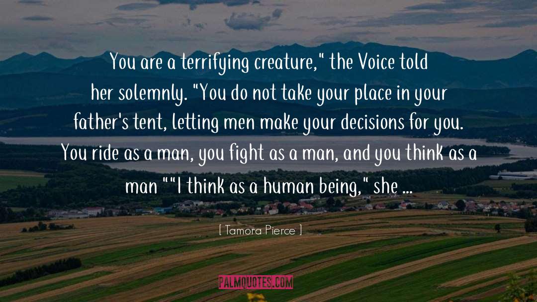 From The Terrifying Angel quotes by Tamora Pierce