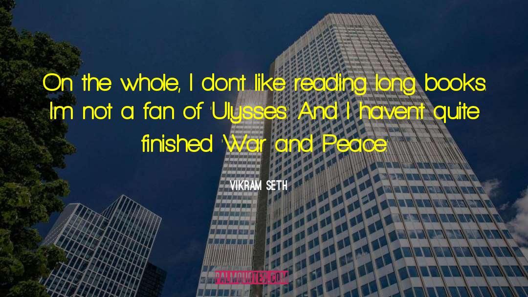 From Ulysses quotes by Vikram Seth