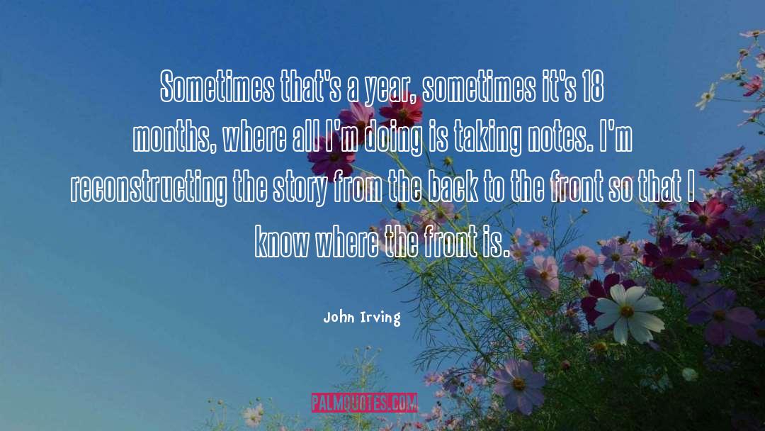 Front Doors quotes by John Irving