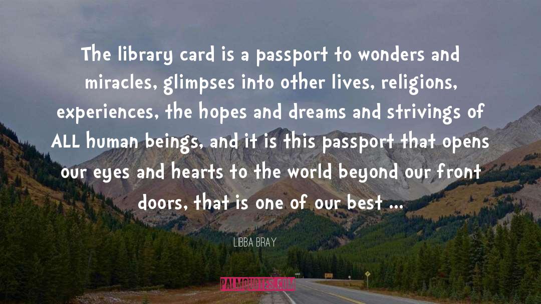 Front Doors quotes by Libba Bray