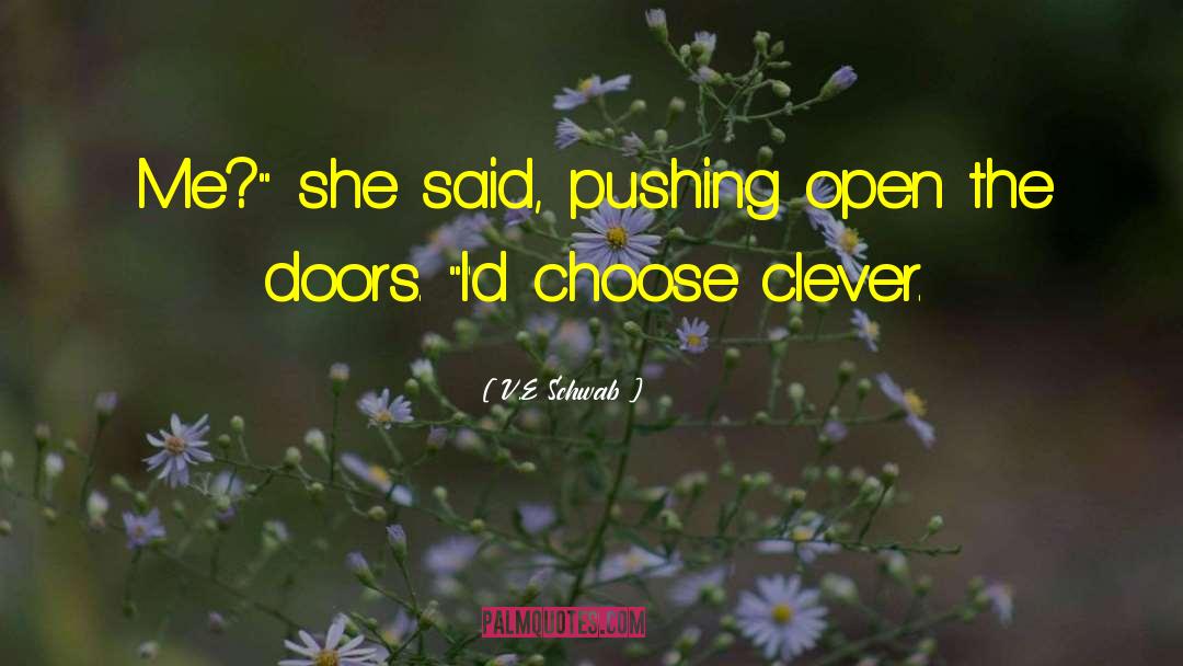 Front Doors quotes by V.E Schwab