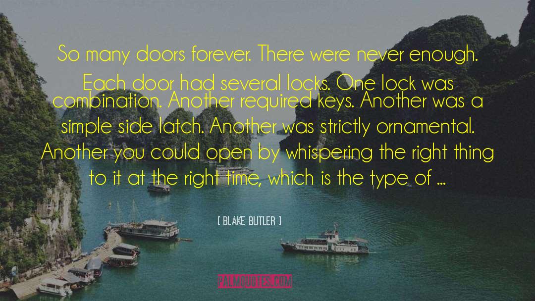 Front Doors quotes by Blake Butler