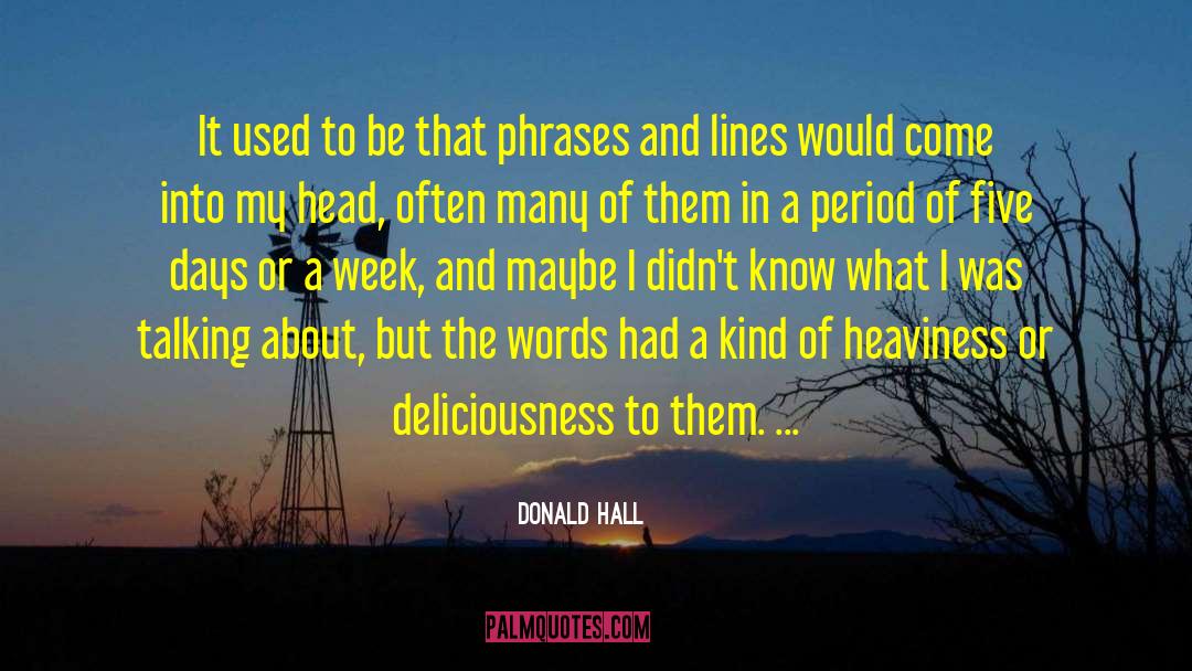 Front Lines quotes by Donald Hall
