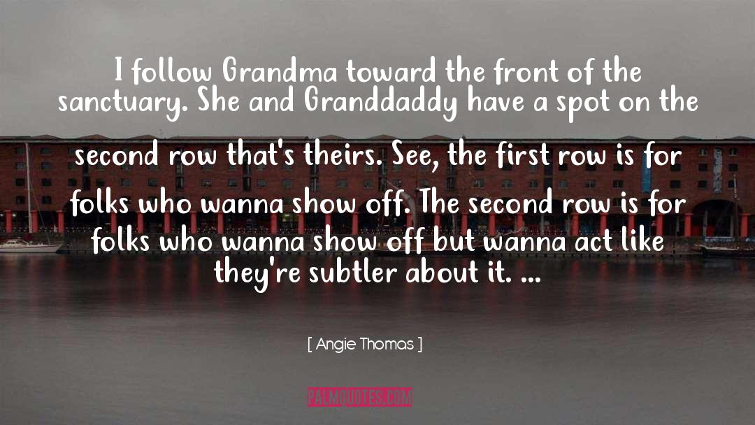 Front quotes by Angie Thomas