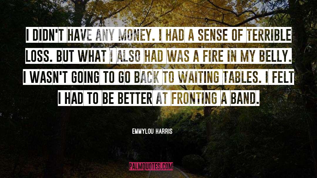 Fronting quotes by Emmylou Harris