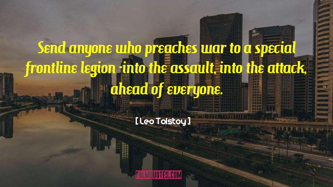 Frontline quotes by Leo Tolstoy