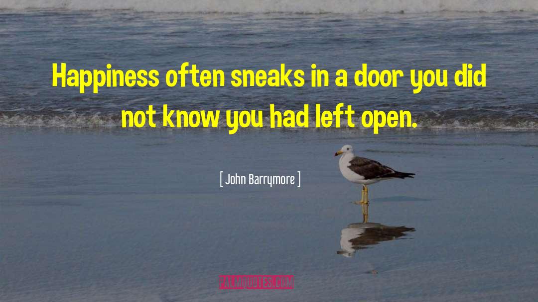 Frosts Inspirational quotes by John Barrymore