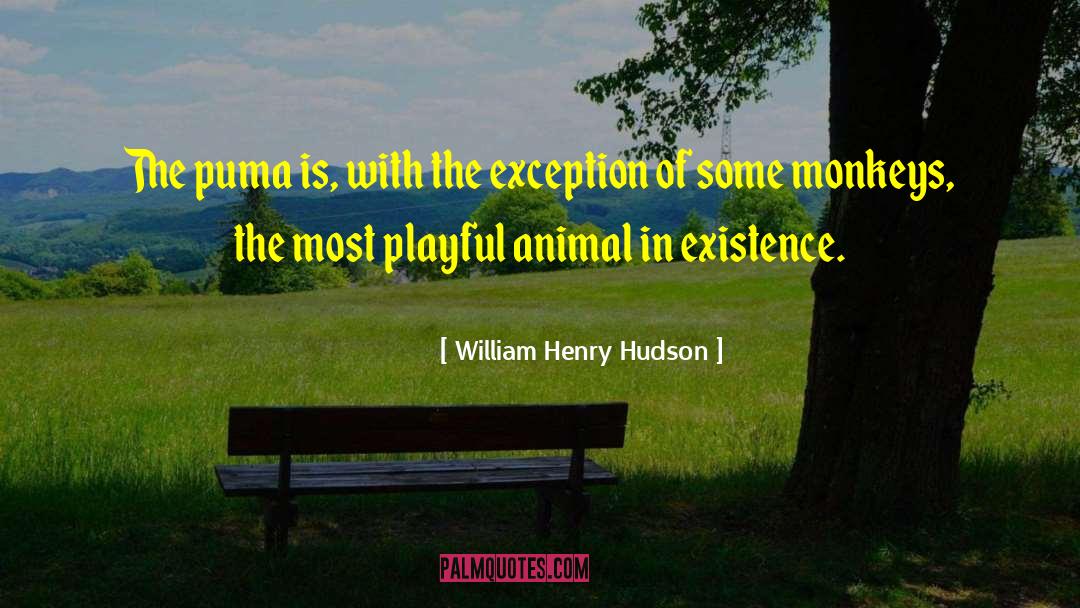 Froward Puma quotes by William Henry Hudson