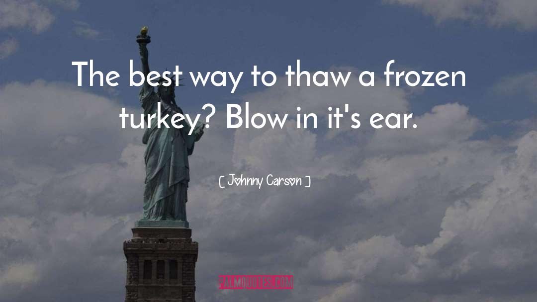 Frozen Best quotes by Johnny Carson