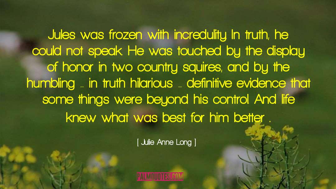 Frozen Best quotes by Julie Anne Long