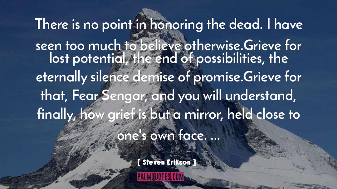 Frozen Grief quotes by Steven Erikson