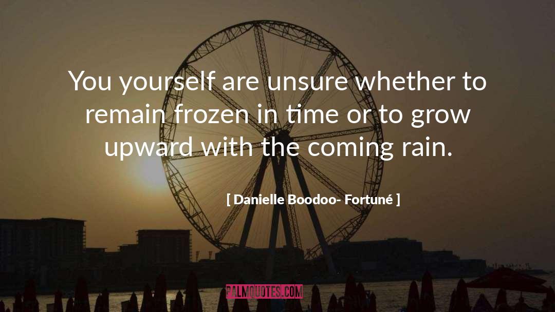 Frozen In Time quotes by Danielle Boodoo- Fortuné