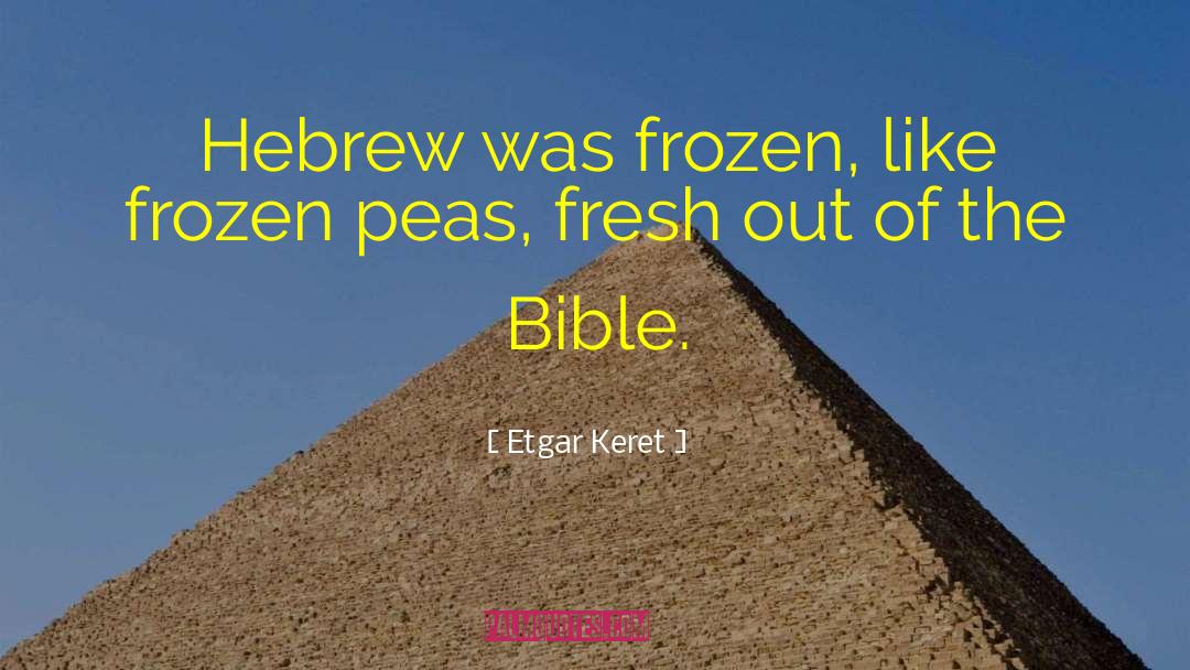 Frozen Peas quotes by Etgar Keret