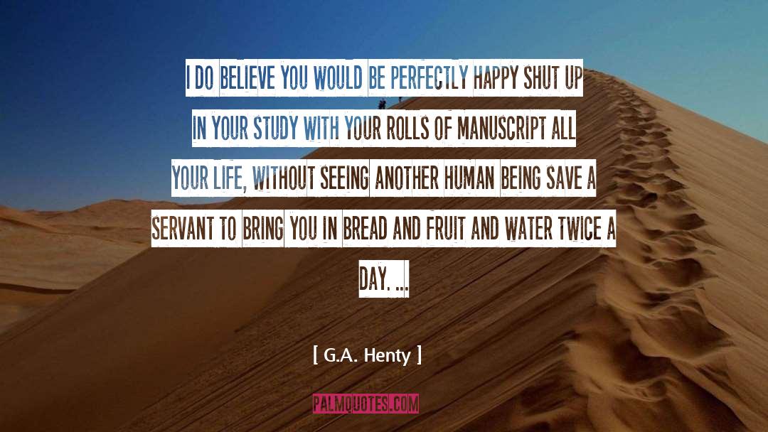 Fruit Basket quotes by G.A. Henty