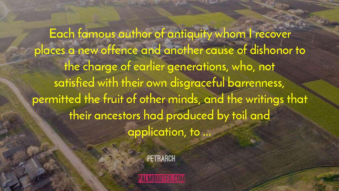 Fruit Of Labor quotes by Petrarch