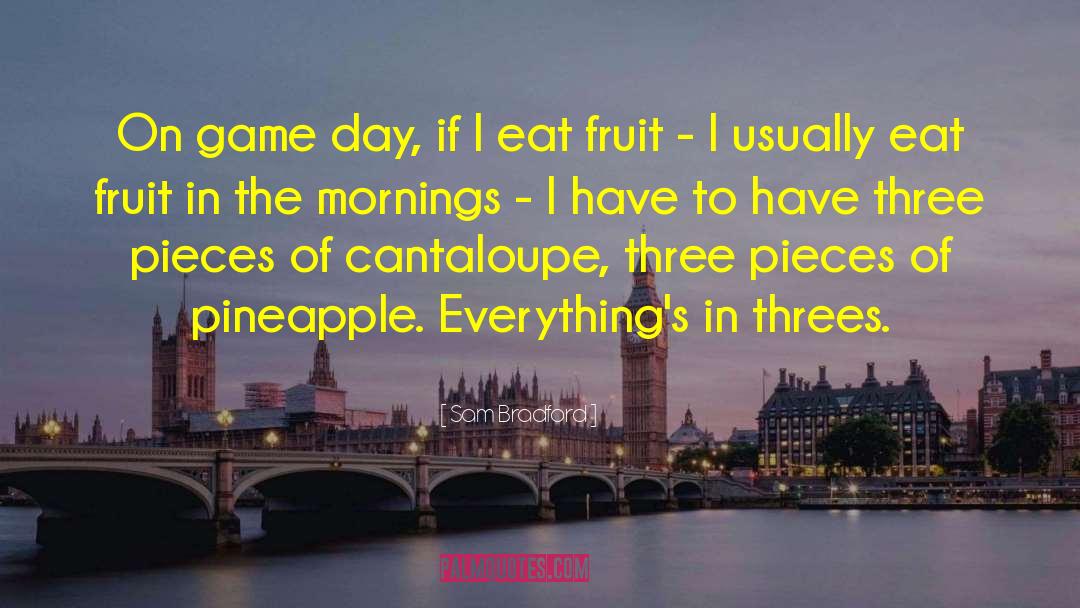 Fruit Pie quotes by Sam Bradford
