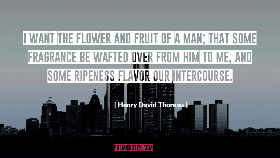 Fruit quotes by Henry David Thoreau