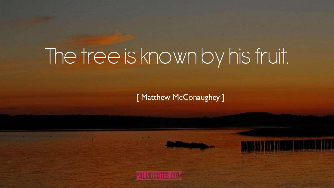 Fruit Tree quotes by Matthew McConaughey