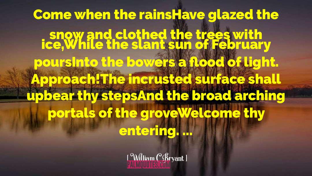 Fruit Trees quotes by William C. Bryant