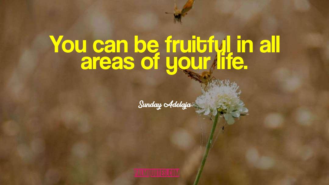 Fruitful quotes by Sunday Adelaja