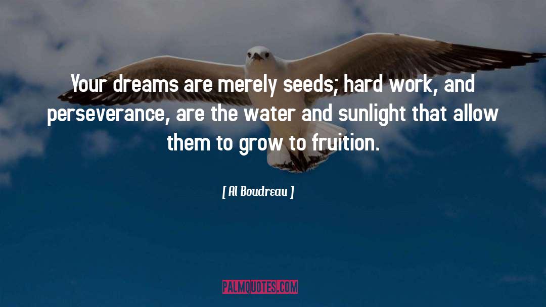 Fruition quotes by Al Boudreau