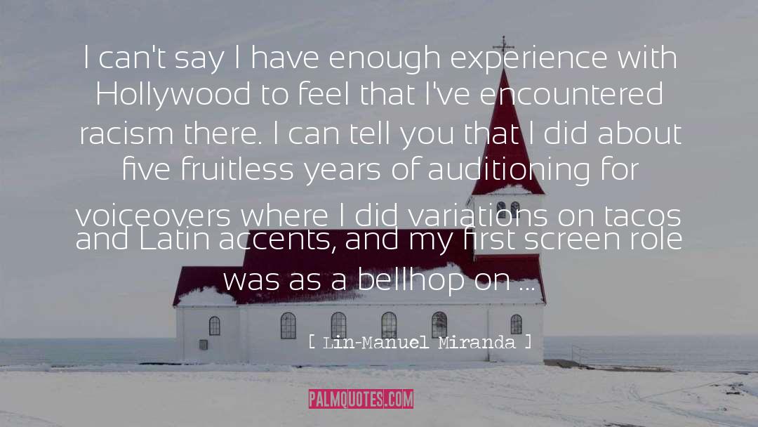 Fruitless quotes by Lin-Manuel Miranda