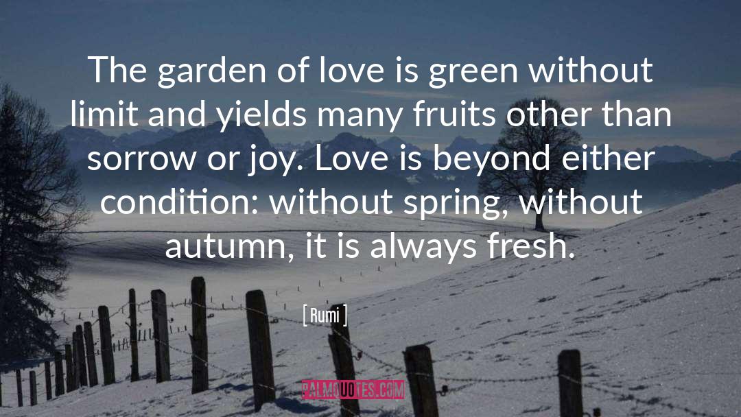 Fruits And Vegetables quotes by Rumi