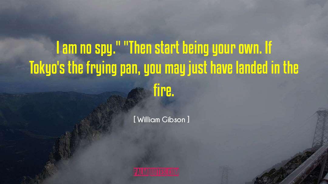 Frying Pan quotes by William Gibson