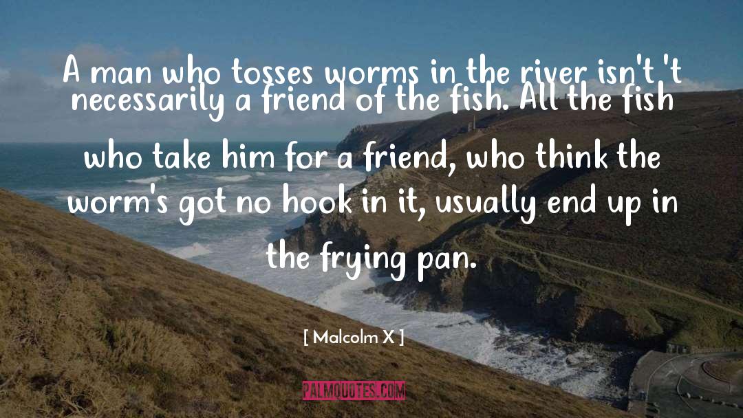 Frying Pan quotes by Malcolm X