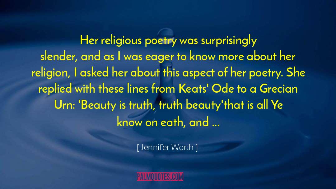 Ftt Verse quotes by Jennifer Worth