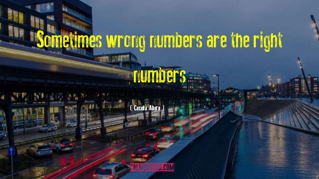 Fudged Numbers quotes by Cecelia Ahern