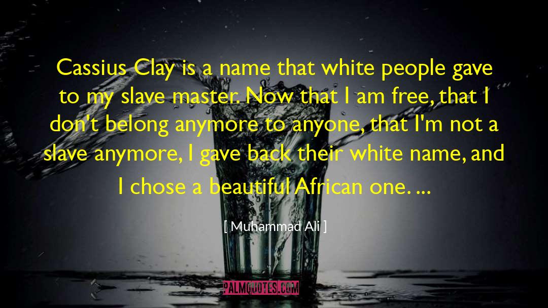 Fugitive Slave quotes by Muhammad Ali