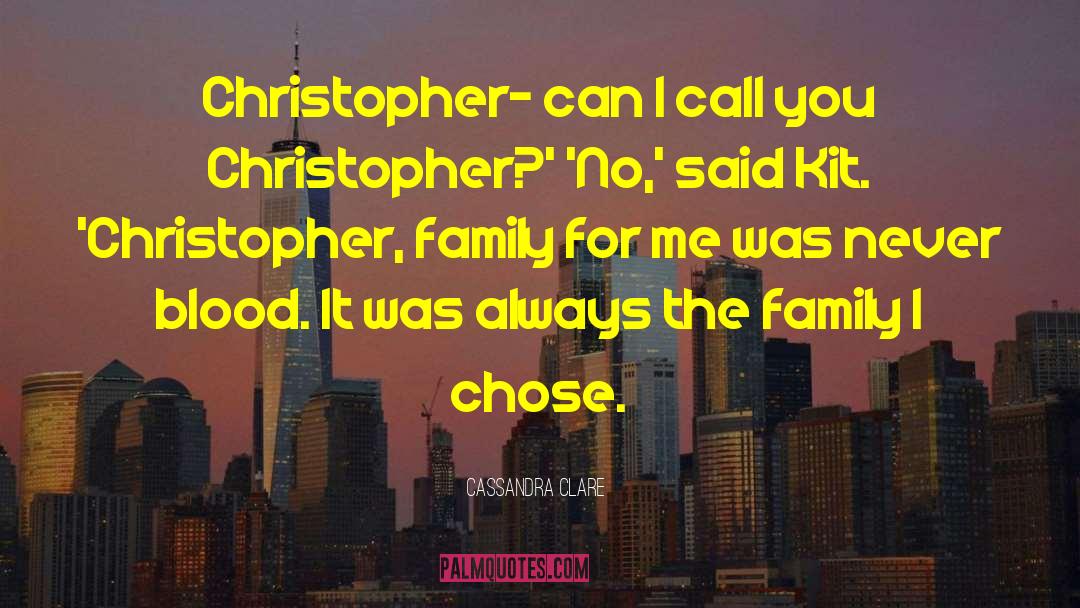 Fuglesang Christopher quotes by Cassandra Clare