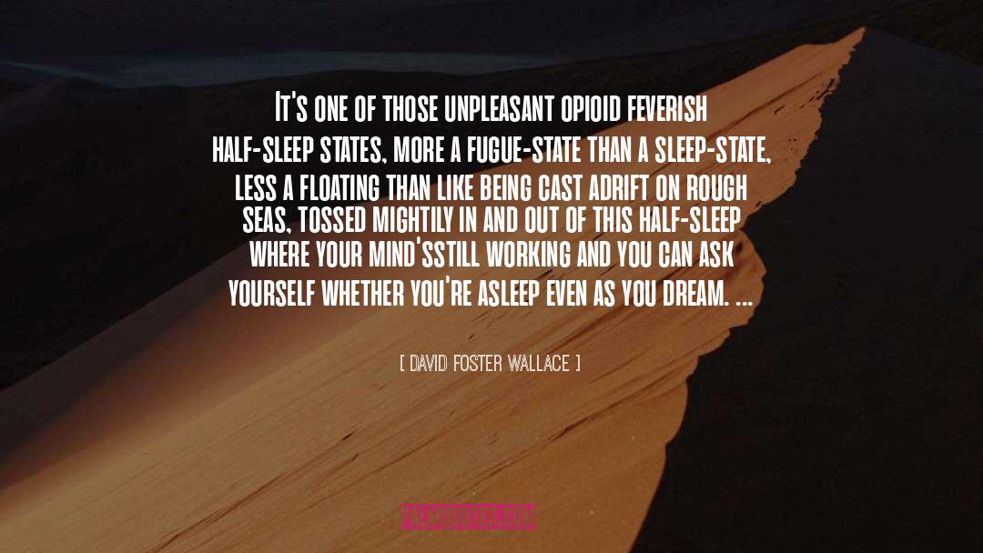 Fugue quotes by David Foster Wallace