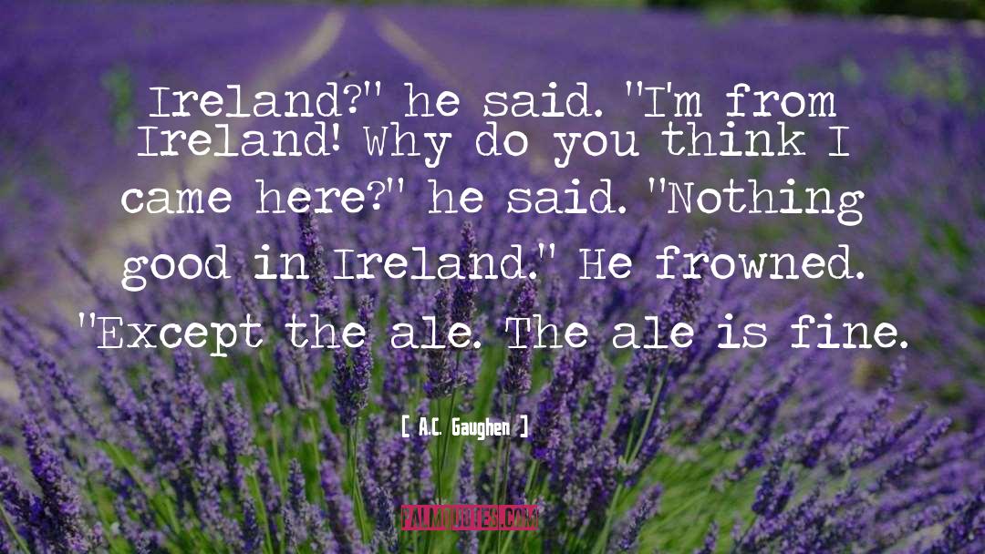 Fulbrook Ale quotes by A.C. Gaughen