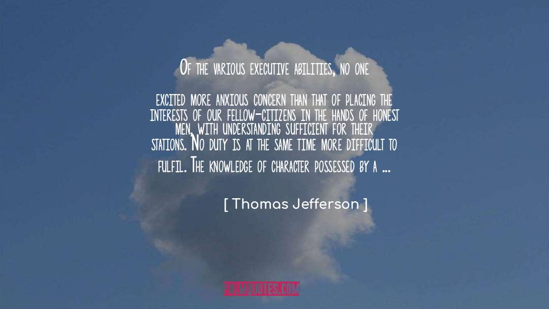 Fulfil quotes by Thomas Jefferson