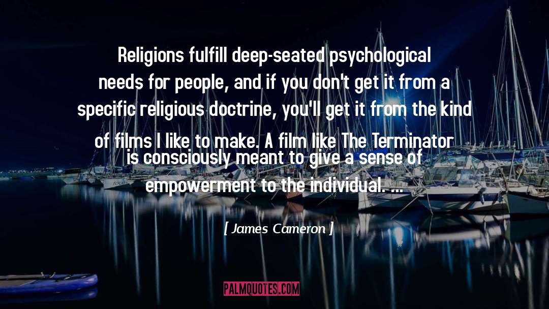 Fulfill quotes by James Cameron