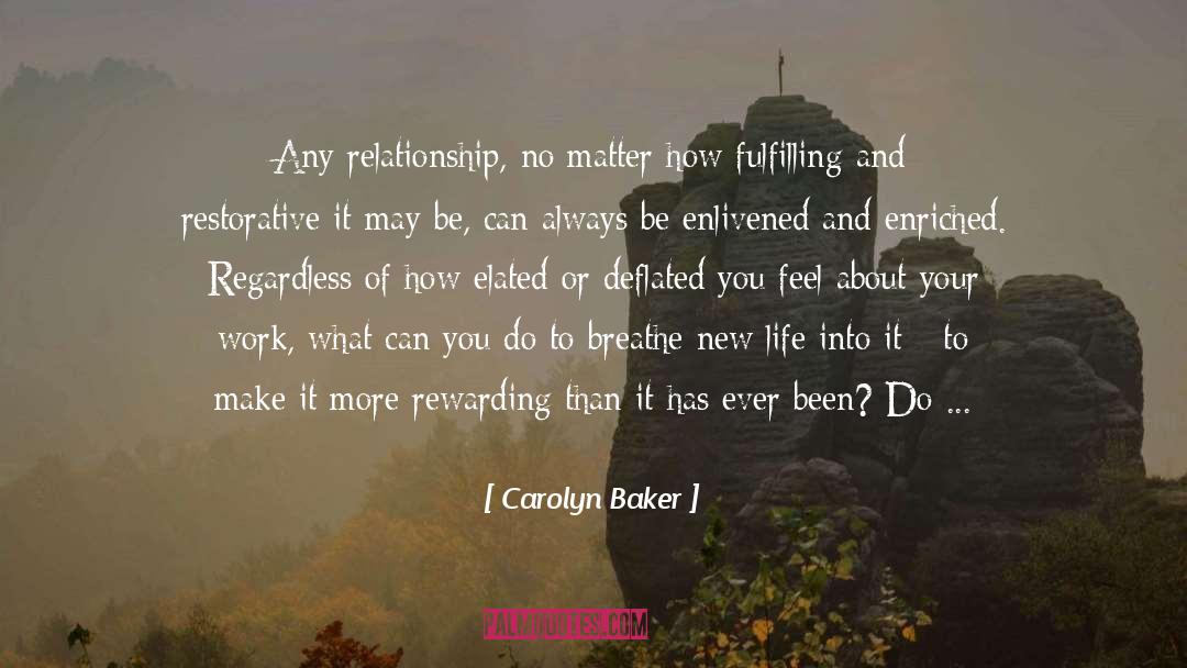 Fulfilling quotes by Carolyn Baker