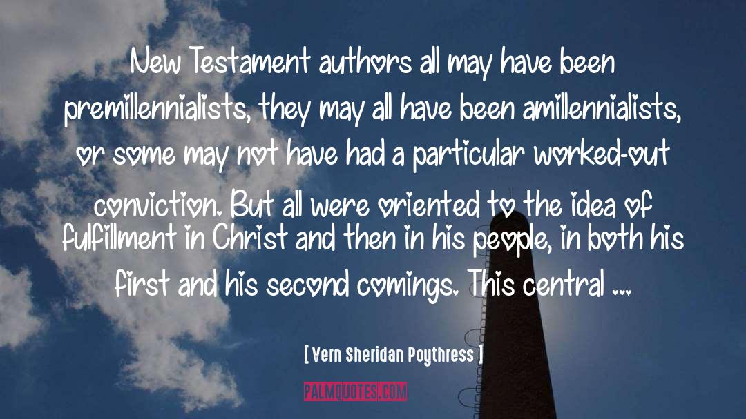Fulfillment quotes by Vern Sheridan Poythress