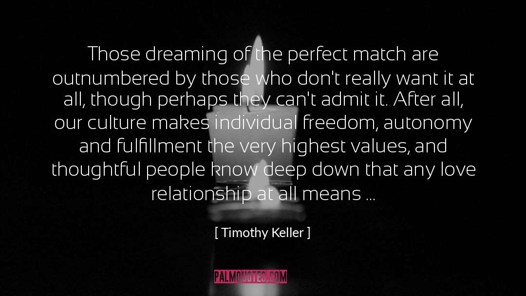 Fulfillment quotes by Timothy Keller