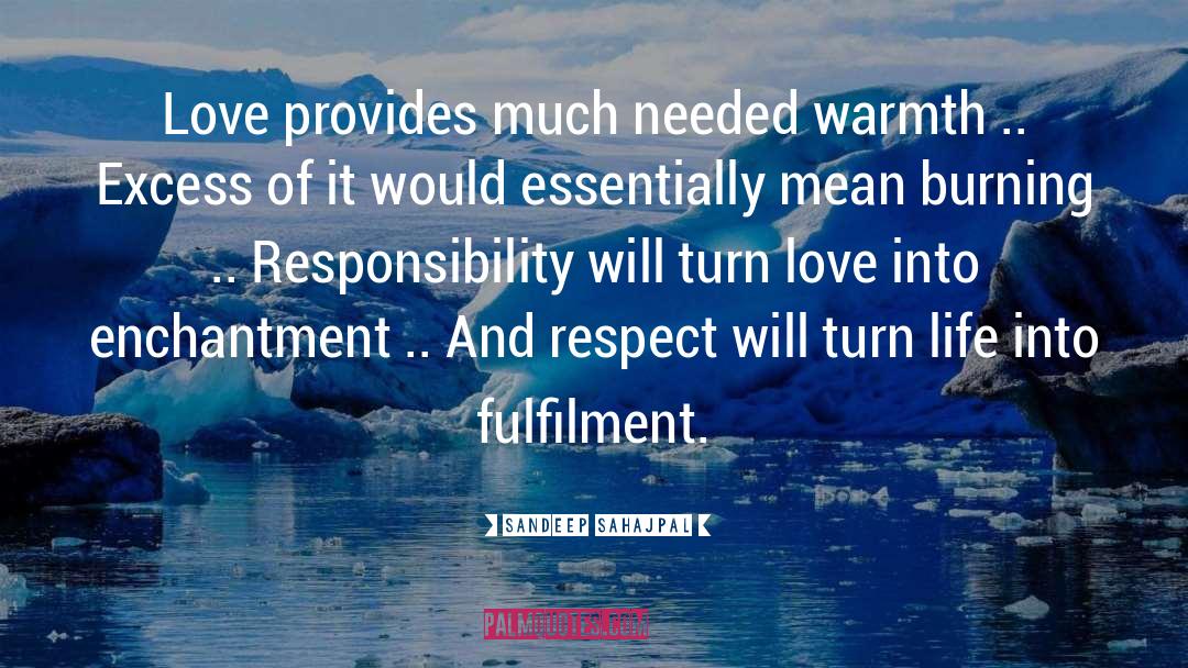 Fulfilment quotes by Sandeep Sahajpal