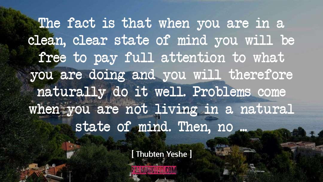 Full Attention quotes by Thubten Yeshe