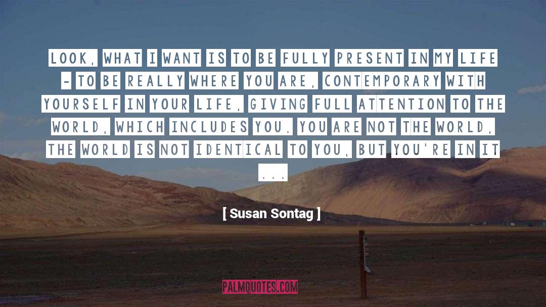 Full Attention quotes by Susan Sontag